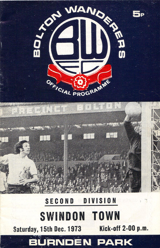 <b>Saturday, December 15, 1973</b><br />vs. Bolton Wanderers (Away)
